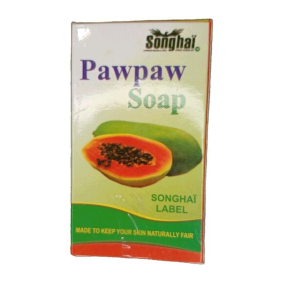 Songhai Natural Organic Papaya Bar Soap 200g Product Of West Africa - Picture 2 of 6